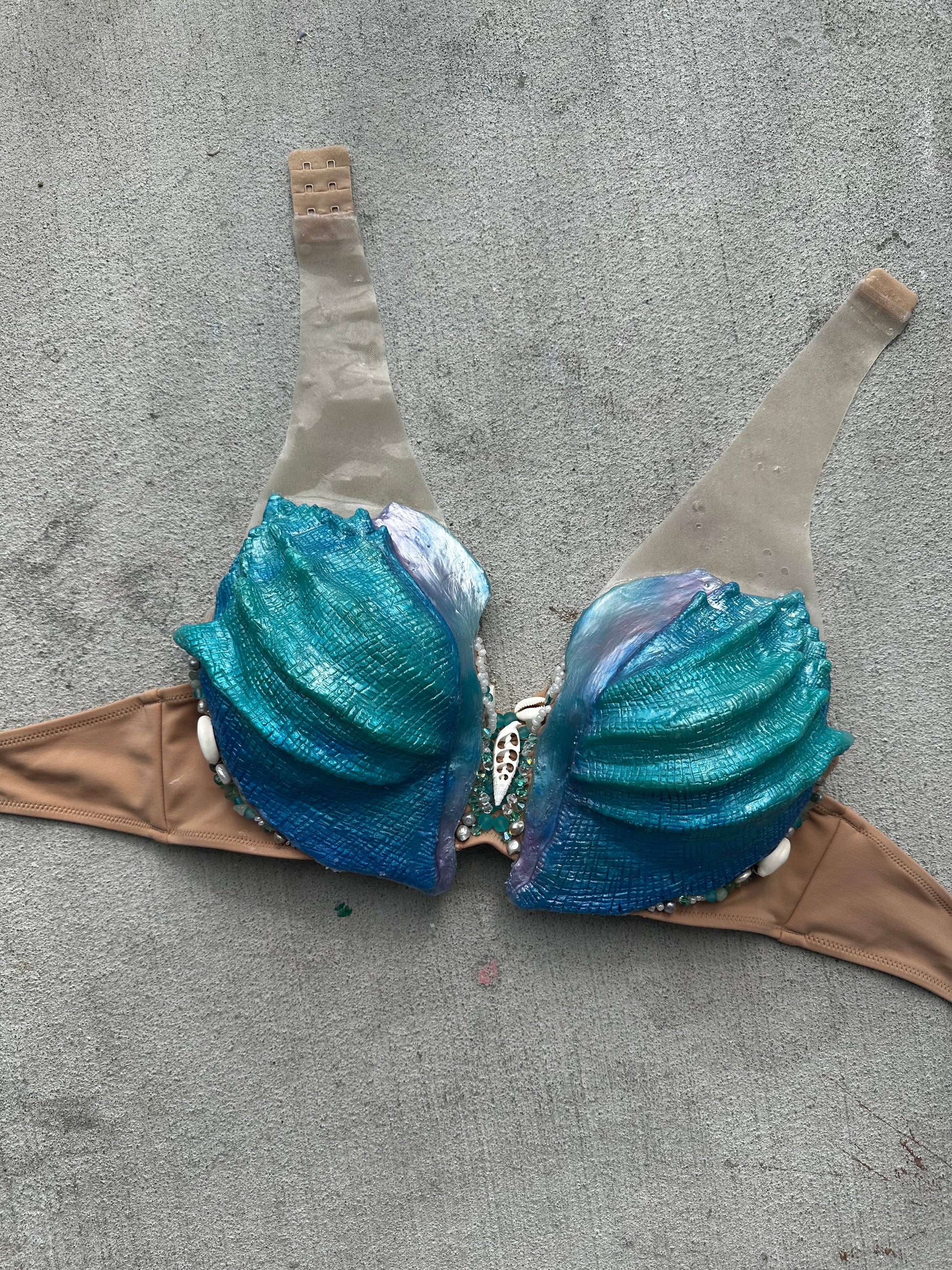 Custom Conch Shell Top B/C/D/DD/F/G cup size