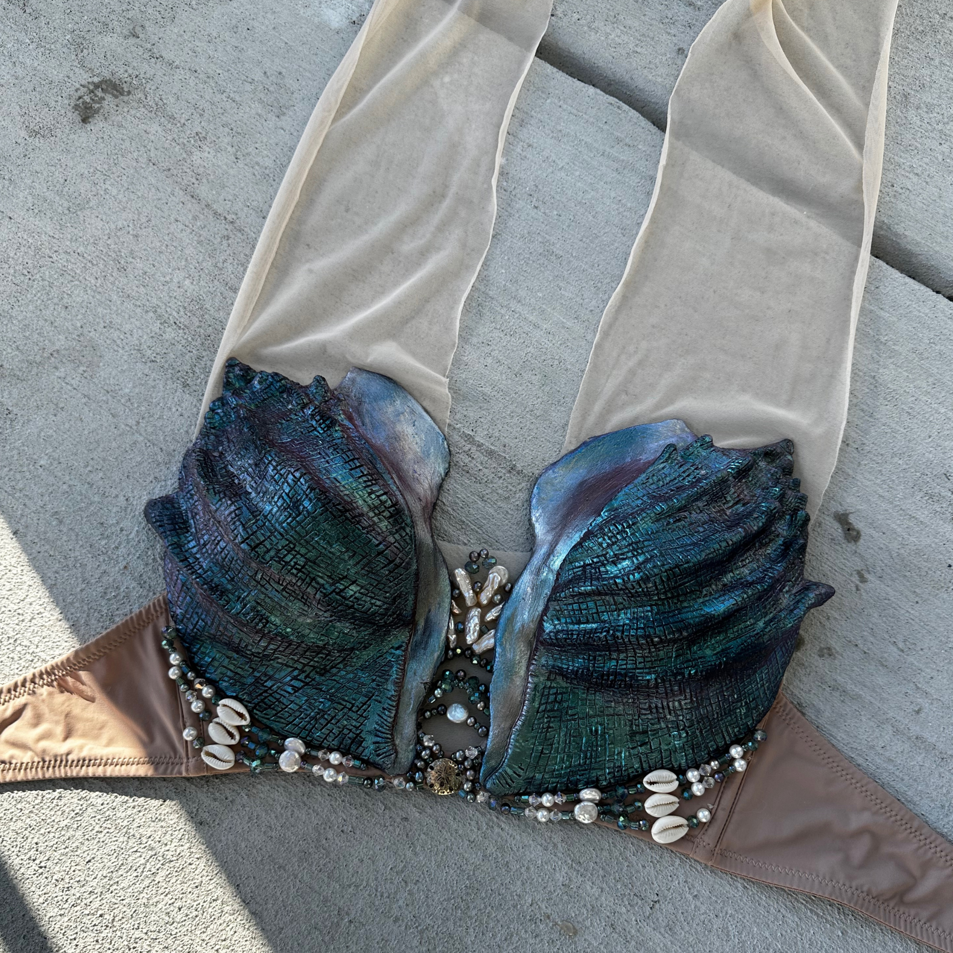 Custom Conch Shell Top B/C/D/DD/F/G cup size