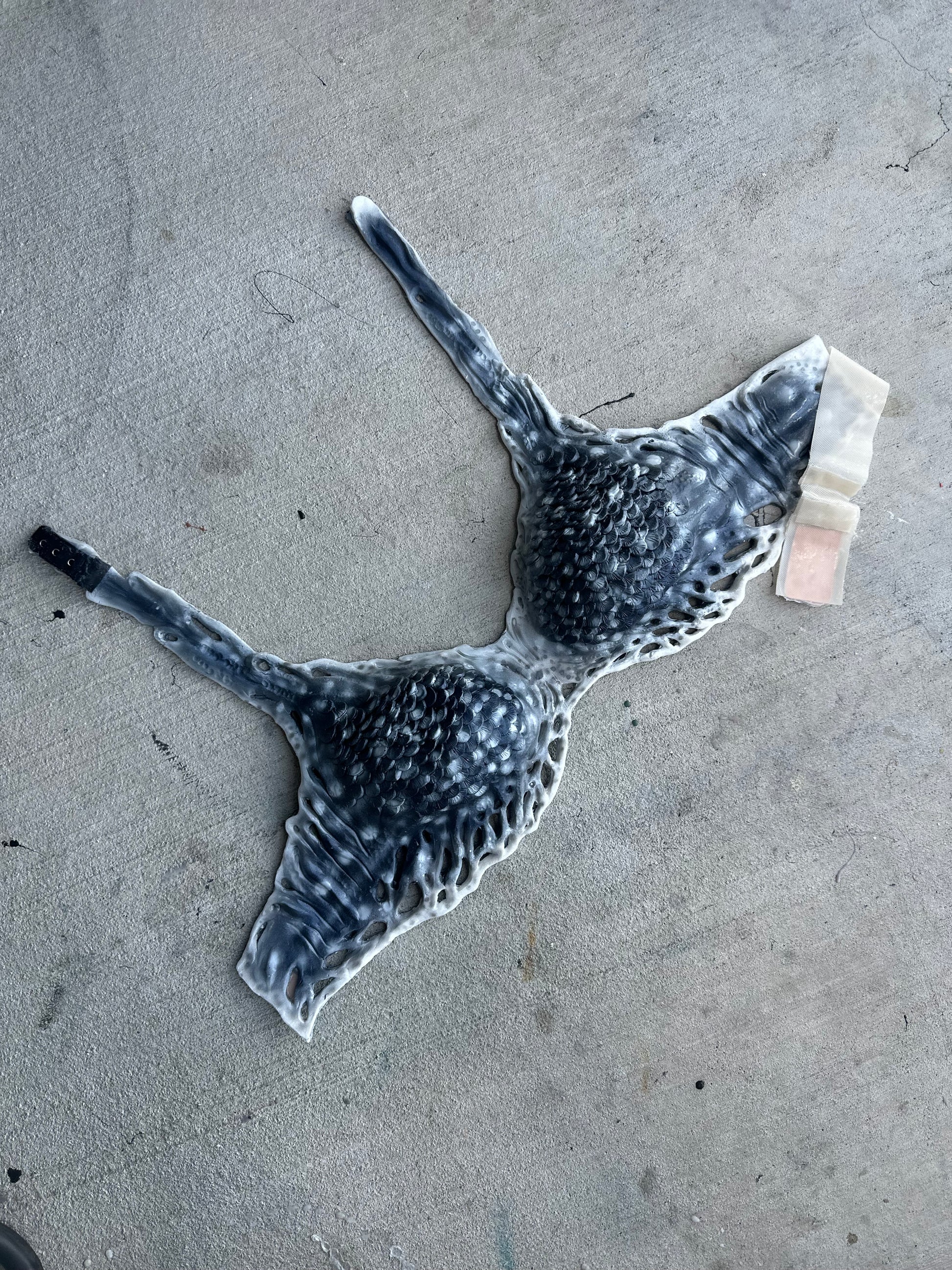 Pre-Made Whale Shark H2O braless top B/C/D cup 32/34 inches long band