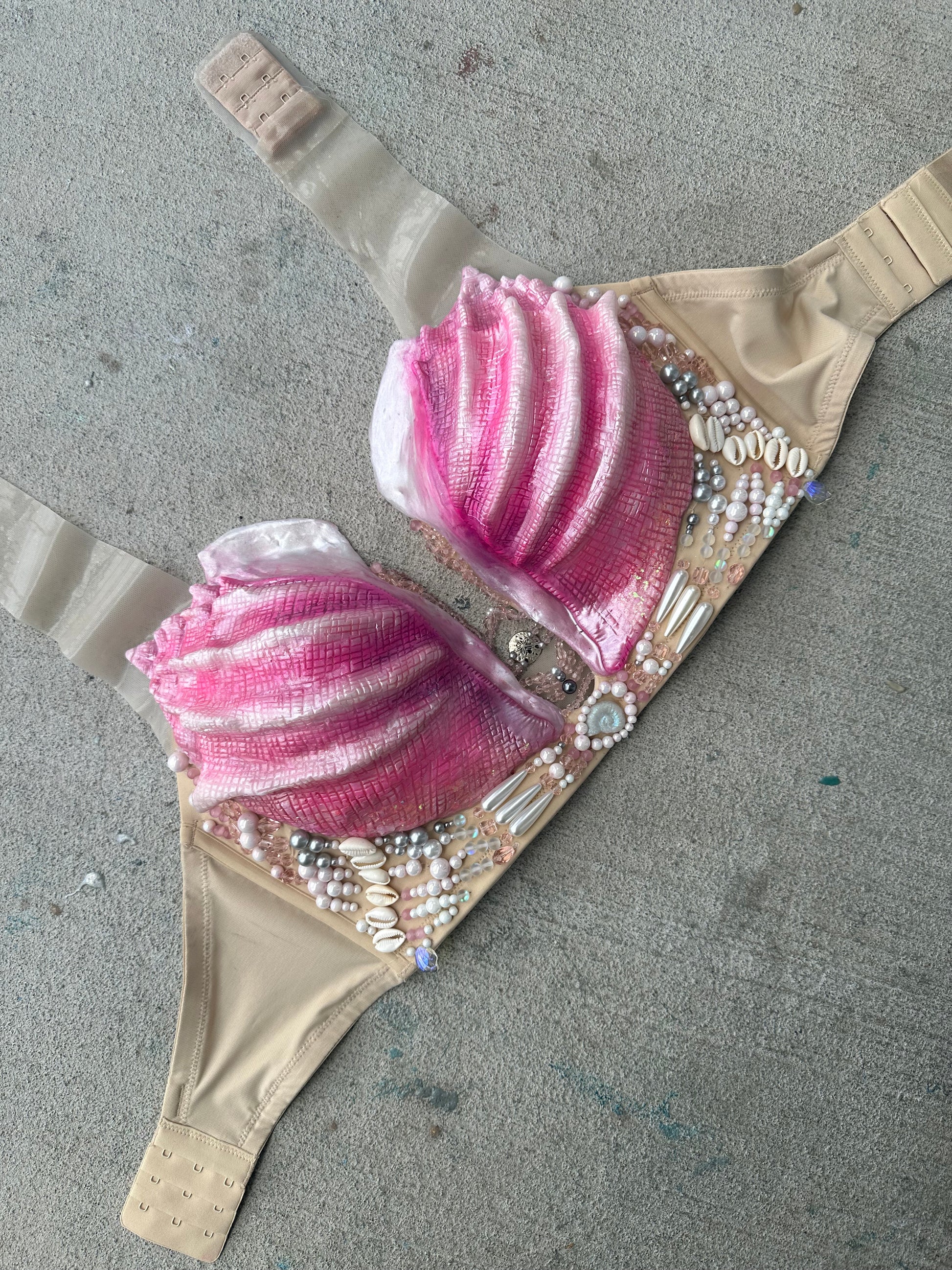 Custom Conch Shell Top B/C/D/DD/F/G cup size