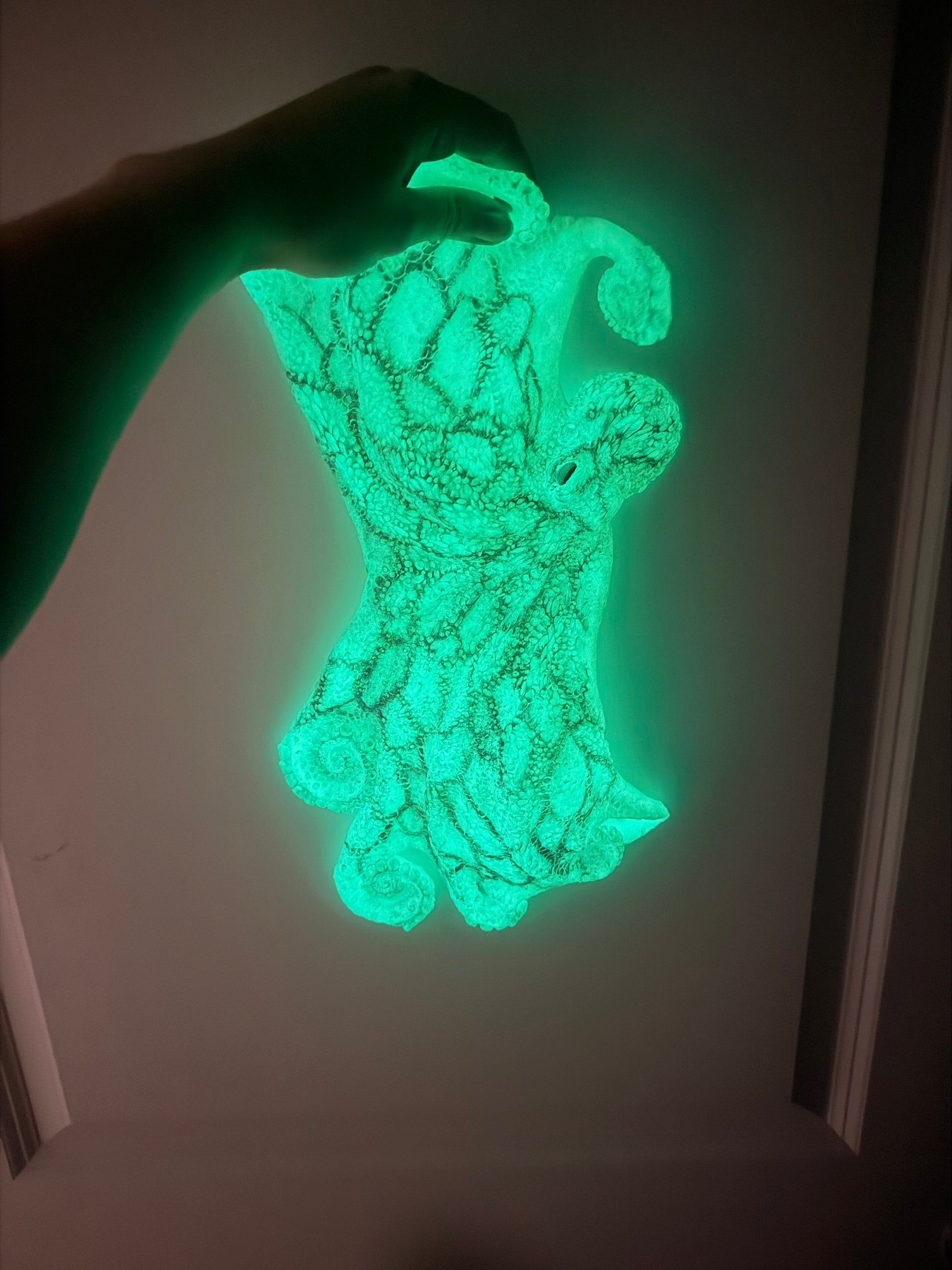 Blue Octopus Glow Build-a-Top | Aqua Green Glow | Custom Fit B/C/D