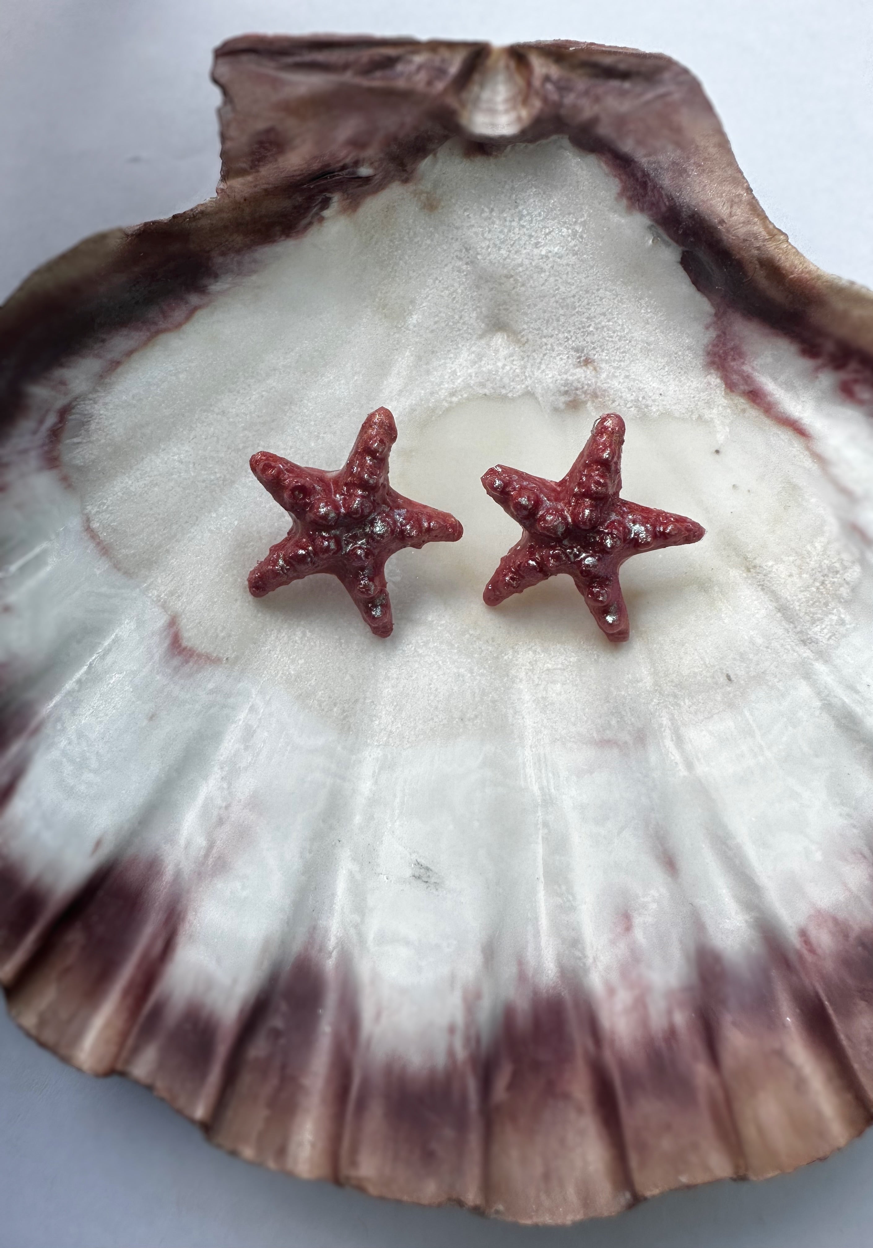 Silicone Starfish Earrings -