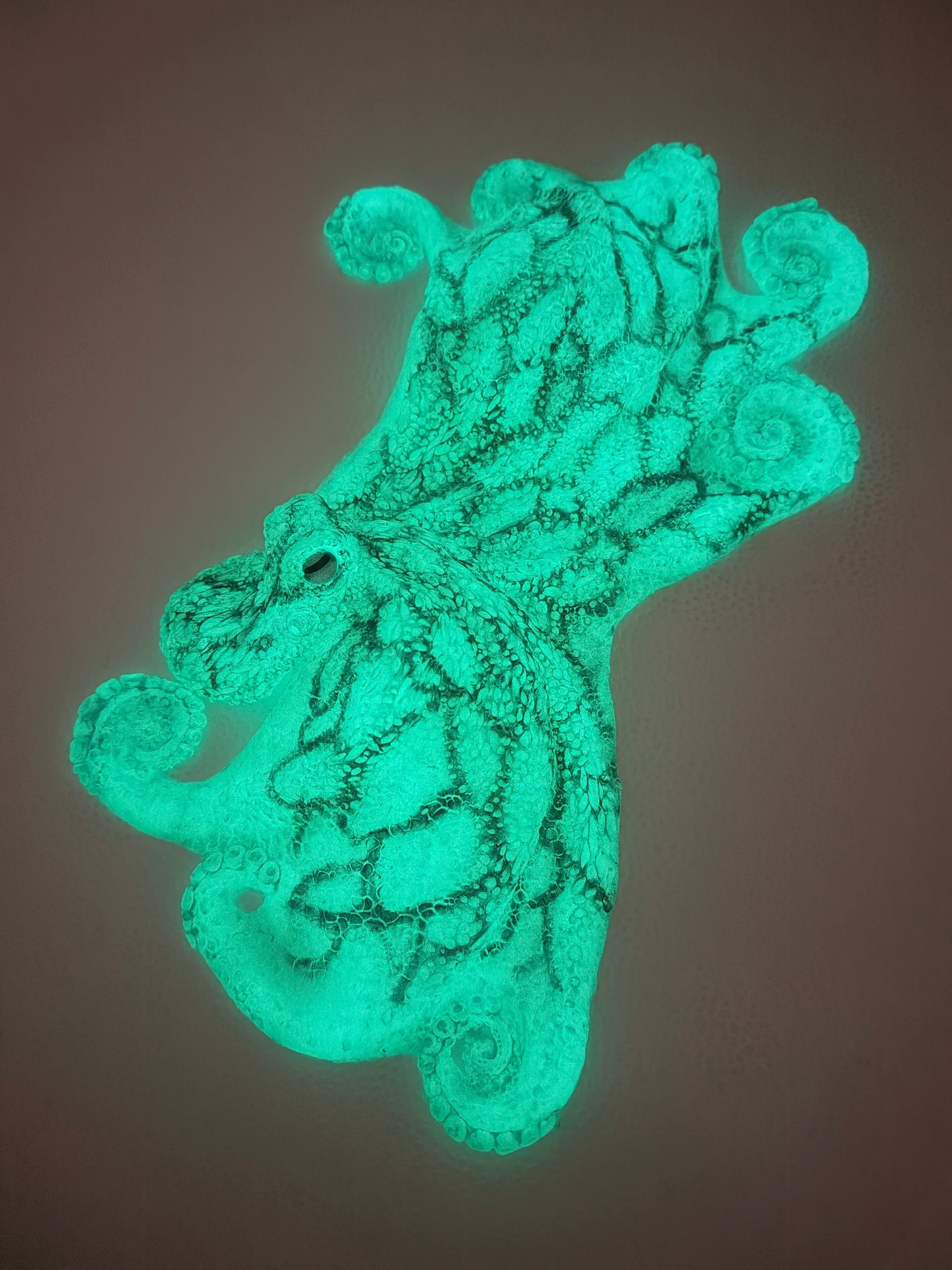 Blue Octopus Glow Build-a-Top | Aqua Green Glow | Custom Fit B/C/D