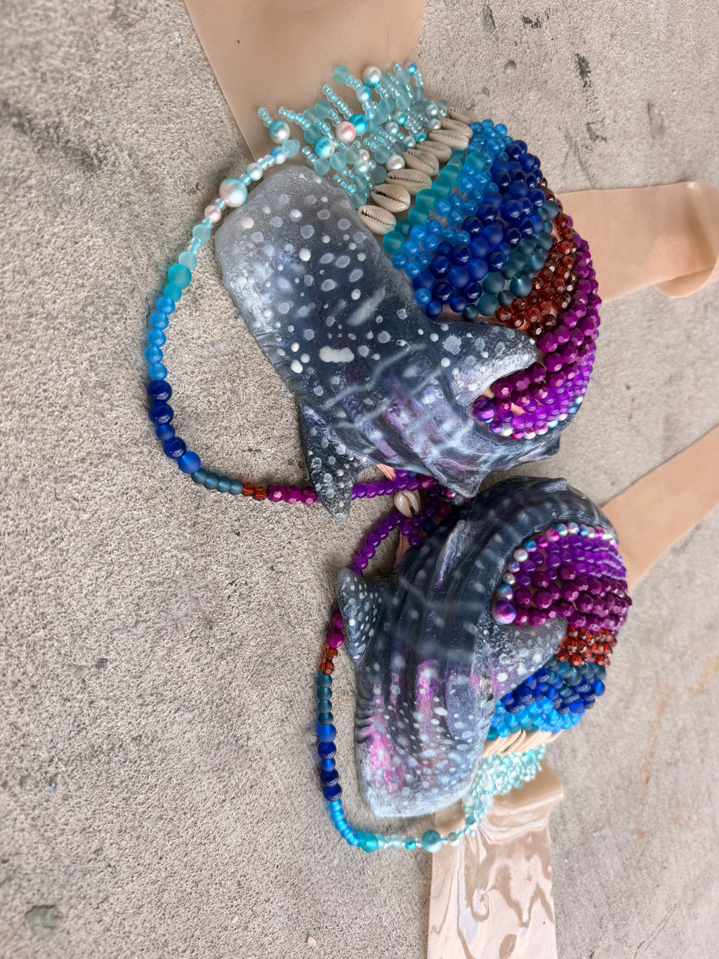 Galaxy Whale Shark top - B/C cup pre-made