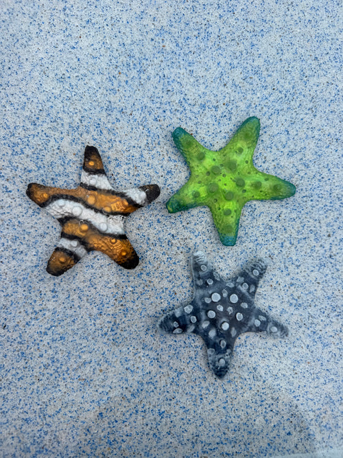 Animal-Inspired Starfish Dive Toy Set – 3 Pack