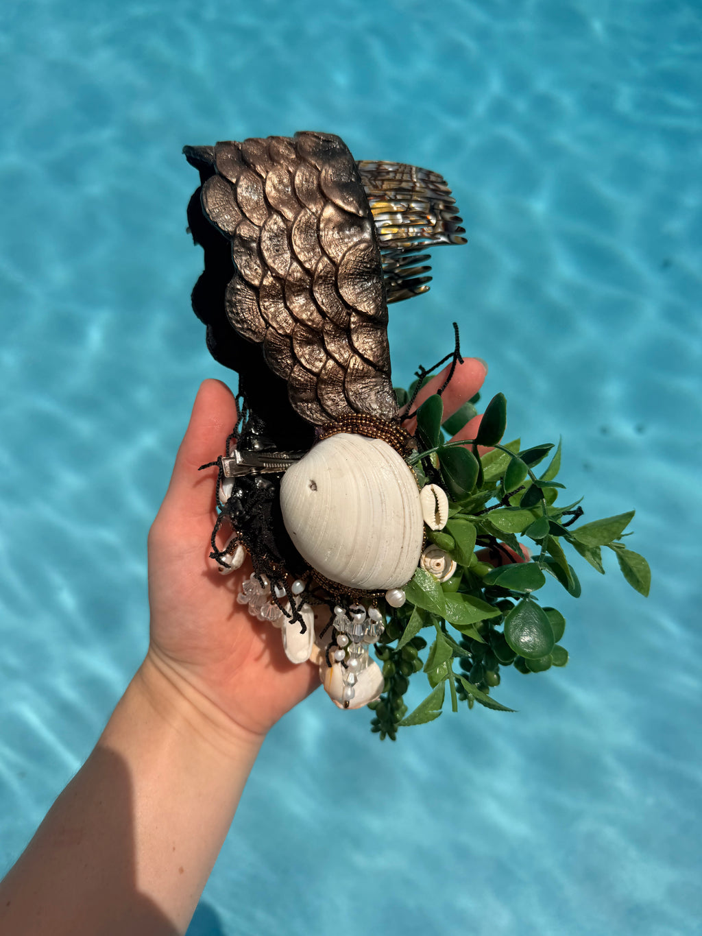 Clam Shell Bronze Scale band Headress