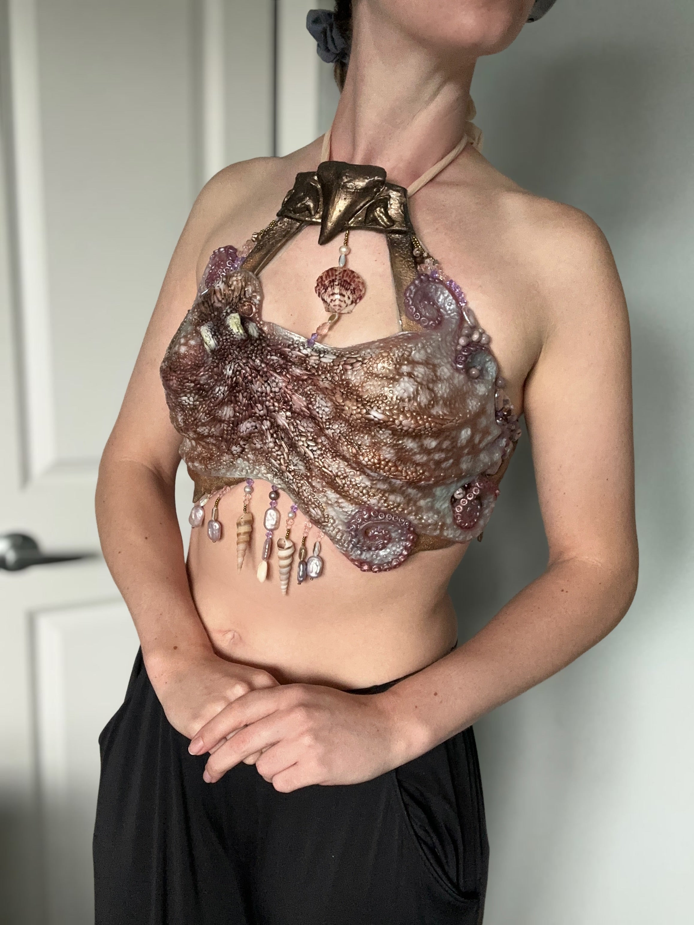 Elite Octopus Top /Thresher Shark Combo— Custom Slot Cup Sizes B,C,D,DD, DDD/F, DDDD/G, & DDDDD/H