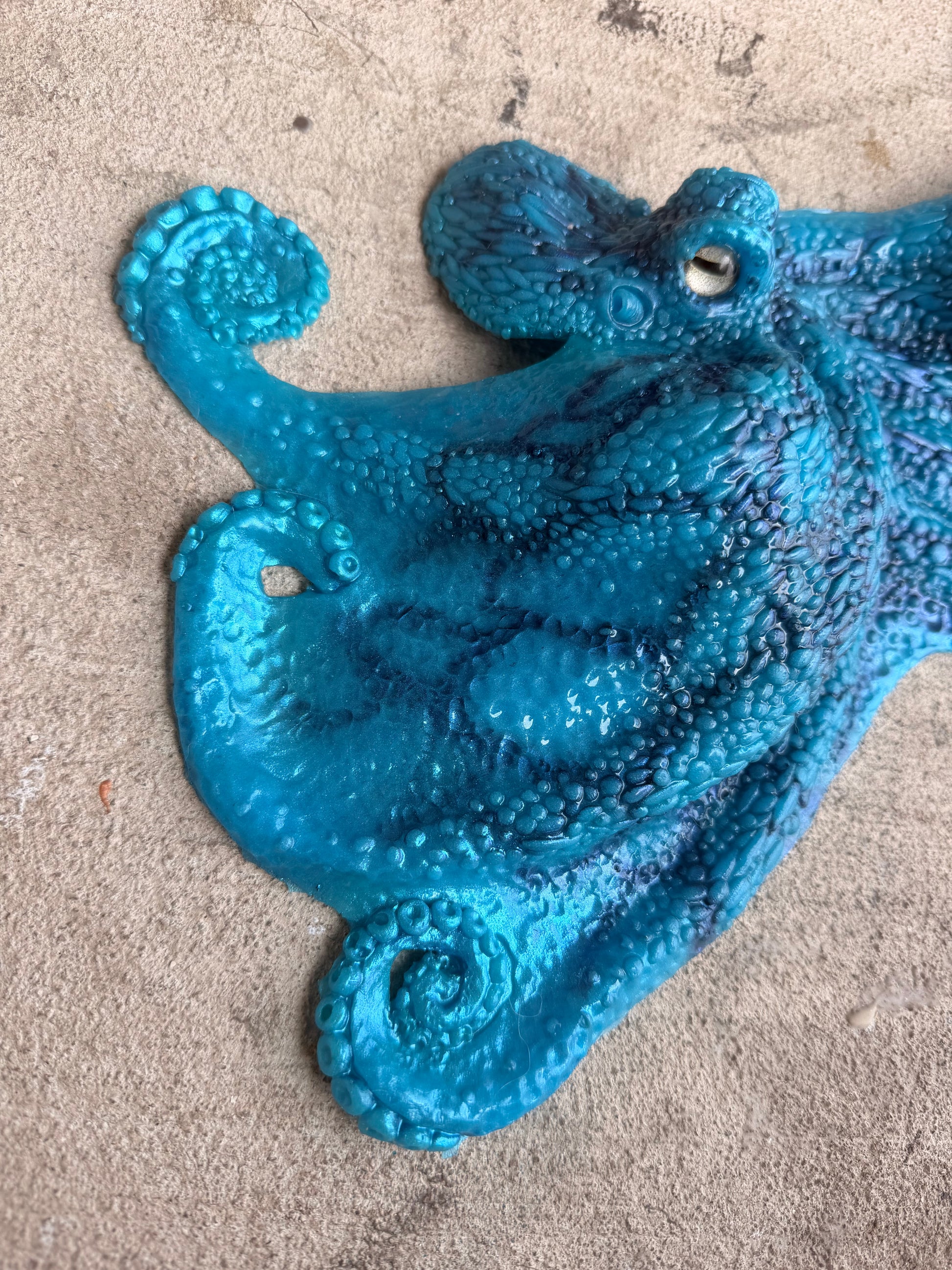 Blue Octopus Glow Build-a-Top | Aqua Green Glow | Custom Fit B/C/D