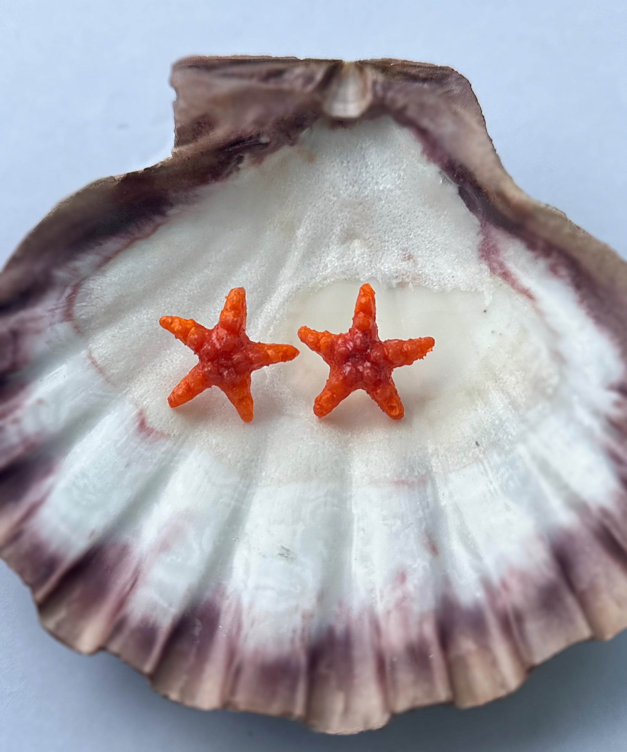 Silicone Starfish Earrings -