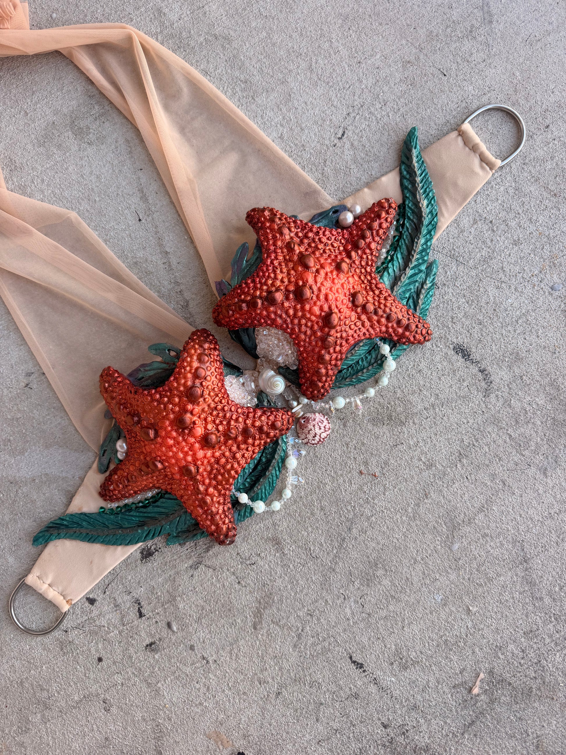 A-Cup Starfish Mermaid Top – Ready to Ship pre-made