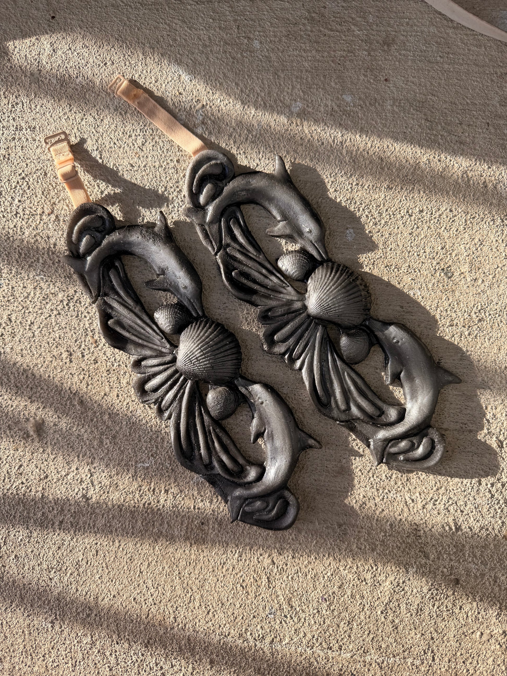 Silver Tide Dolphin Upper Arm Band – Dragon Skin Silicone (will fit 13-15.5 inches)