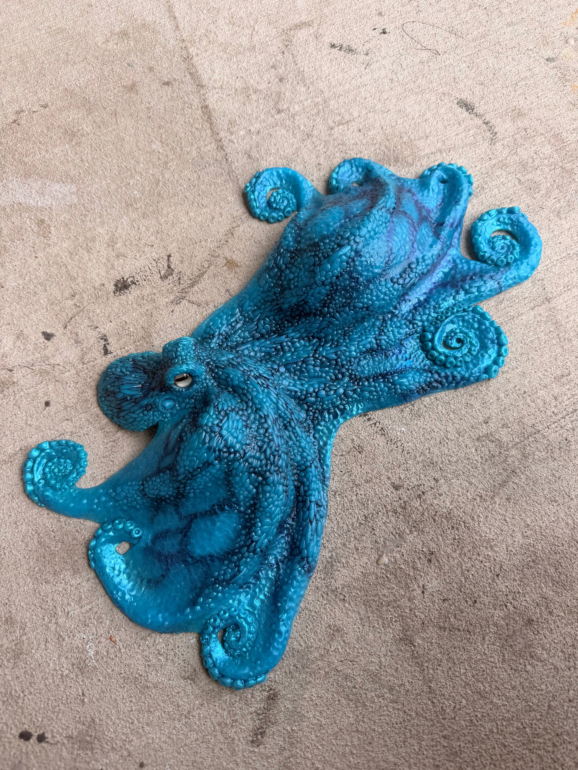 Blue Octopus Glow Build-a-Top | Aqua Green Glow | Custom Fit B/C/D