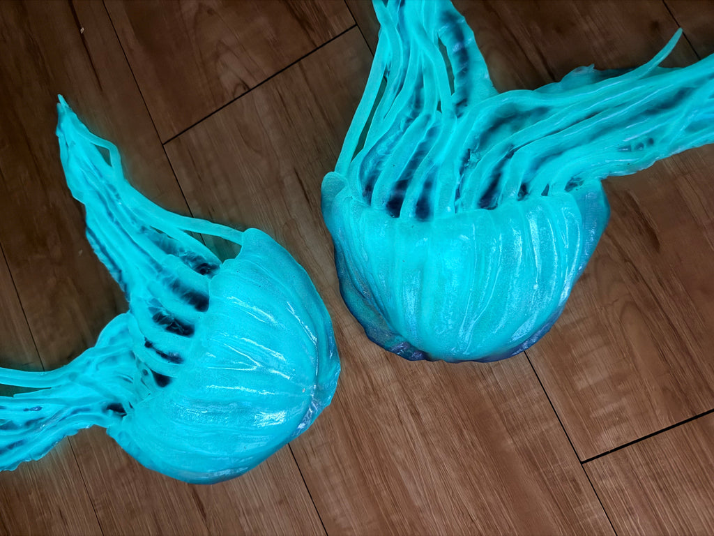 Glow Jellyfish Silicone Mermaid Top | Build-A-Top Reservation B-DD