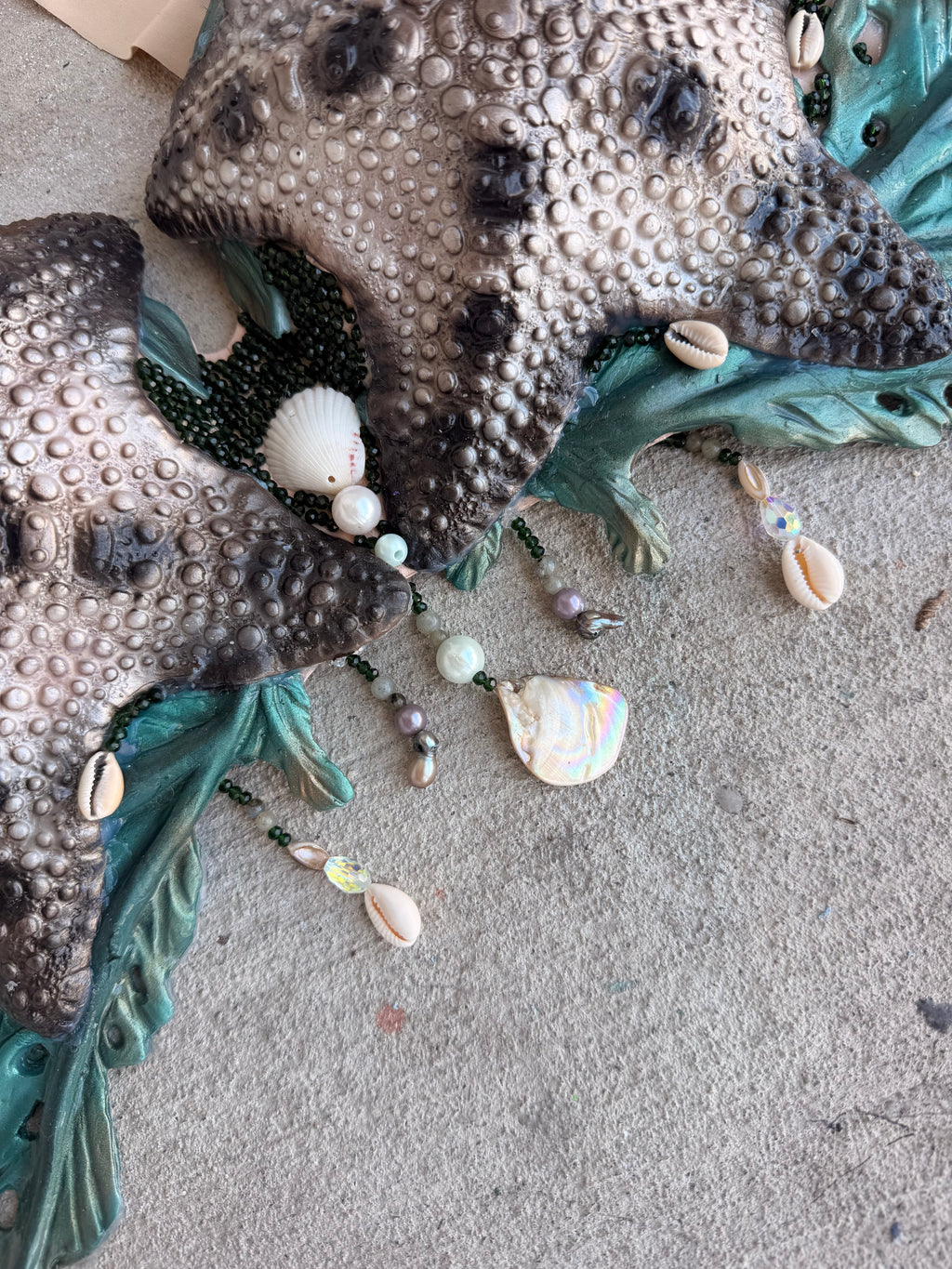 Chocolate Chip Starfish Mermaid Top – D Cup (Premade)
