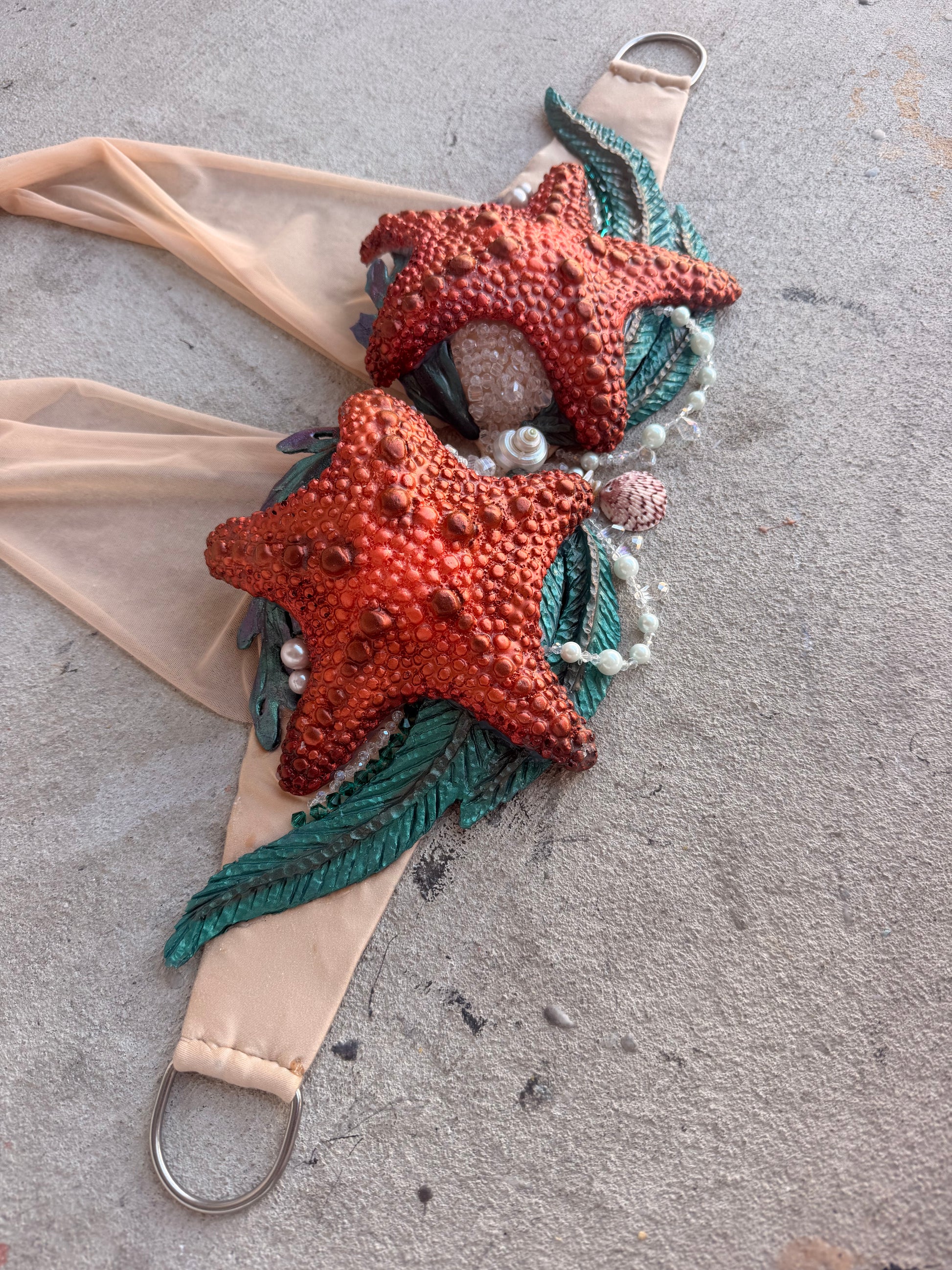 A-Cup Starfish Mermaid Top – Ready to Ship pre-made