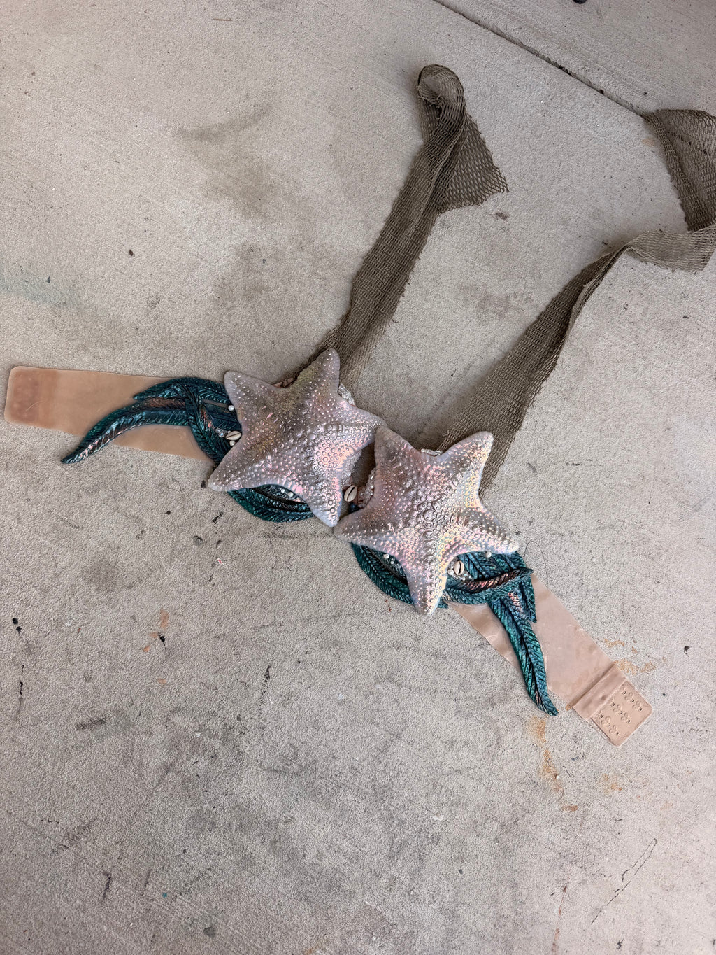 Color Shift Starfish Mermaid Top – 34C pre made