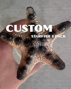 Custom Silicone Starfish Dive Toys – Set of 3 | Mermaid Tail Match, Pool Props & Underwater Party Favors