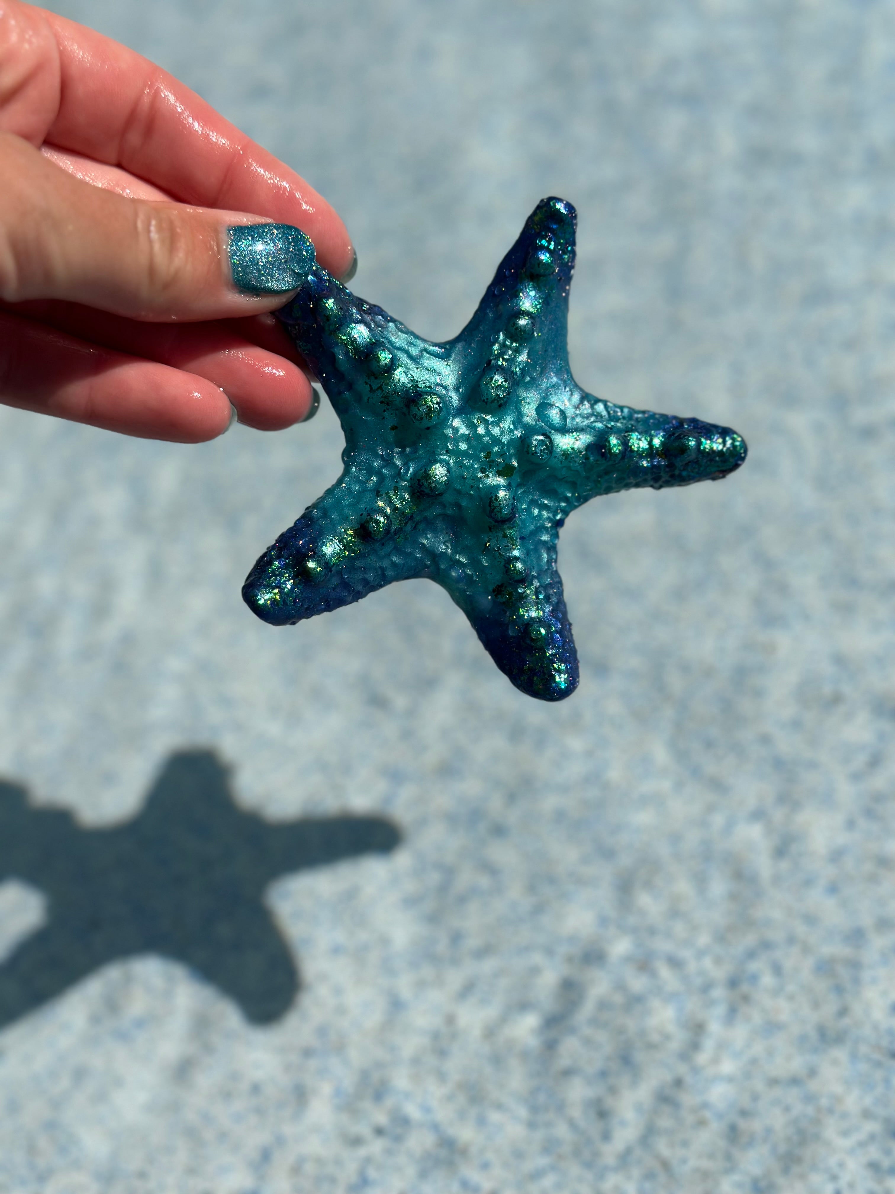 Custom Silicone Starfish Dive Toys – Set of 3 | Mermaid Tail Match, Pool Props & Underwater Party Favors