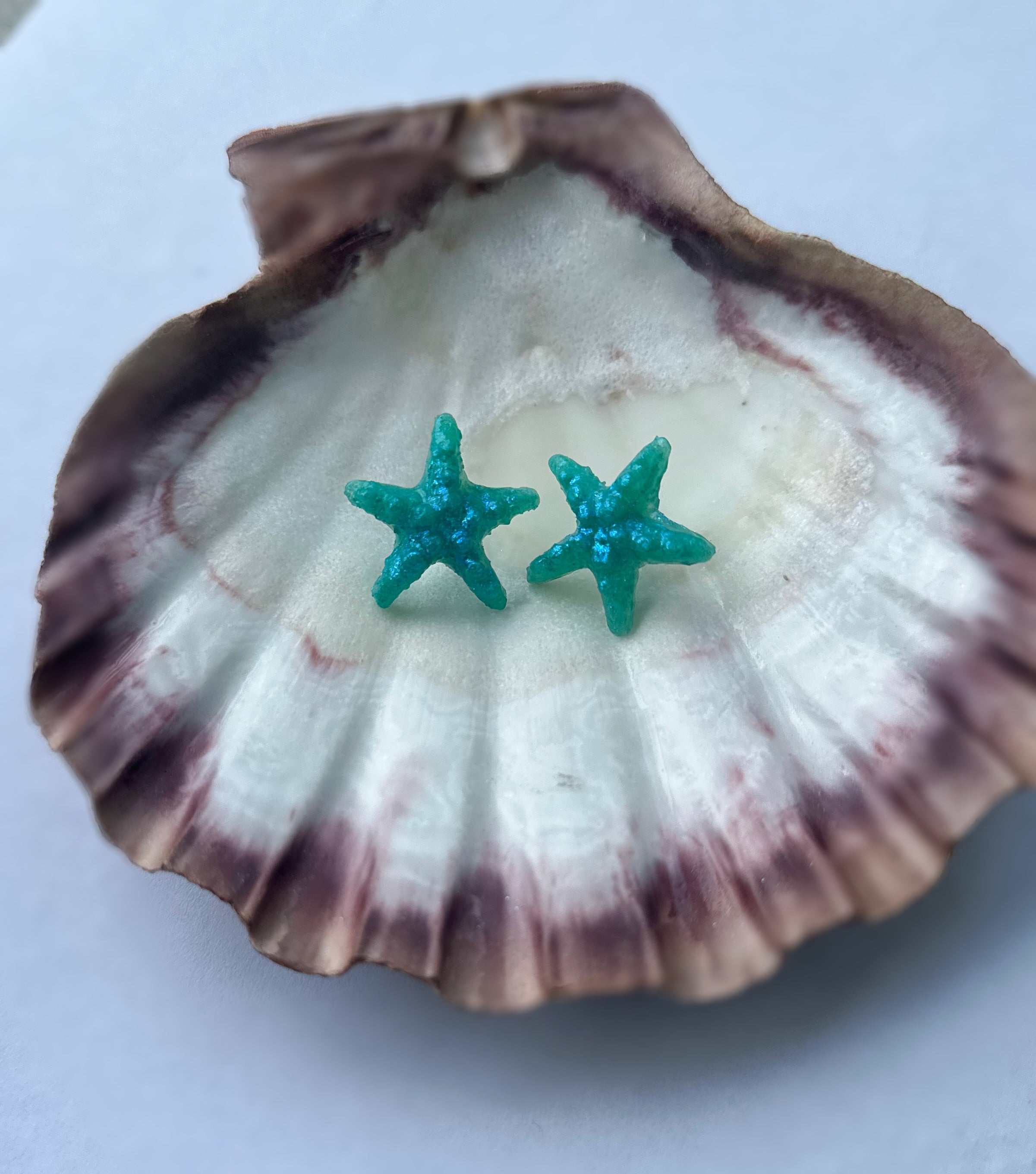 Silicone Starfish Earrings -