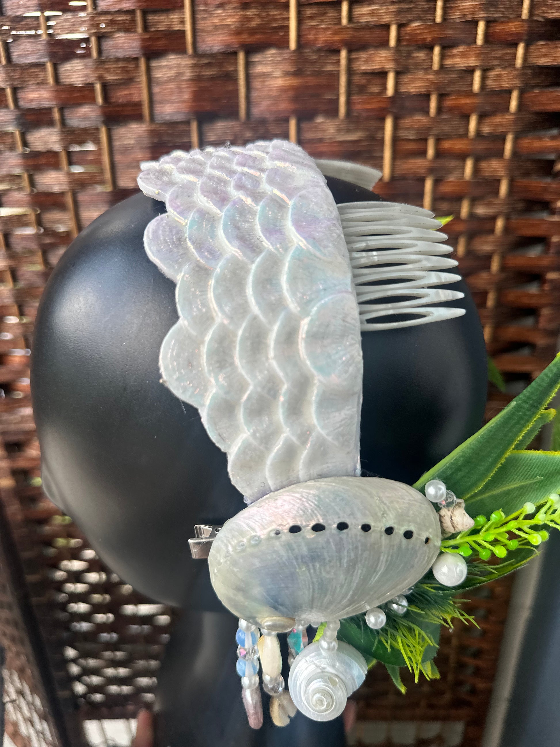 Opal & Dark Gold Mermaid Headdresses – Pre-Made (Ready to Ship)