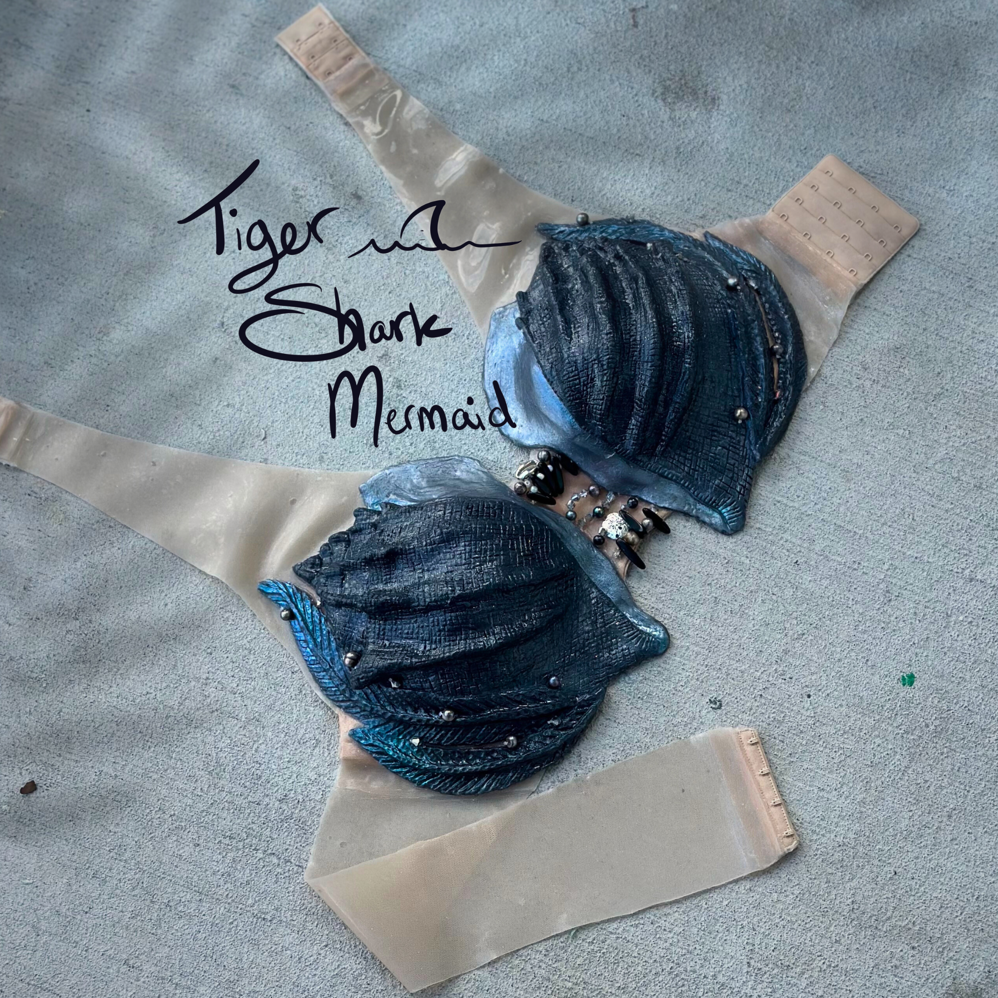 Custom Conch Shell Top B/C/D/DD/F/G cup size