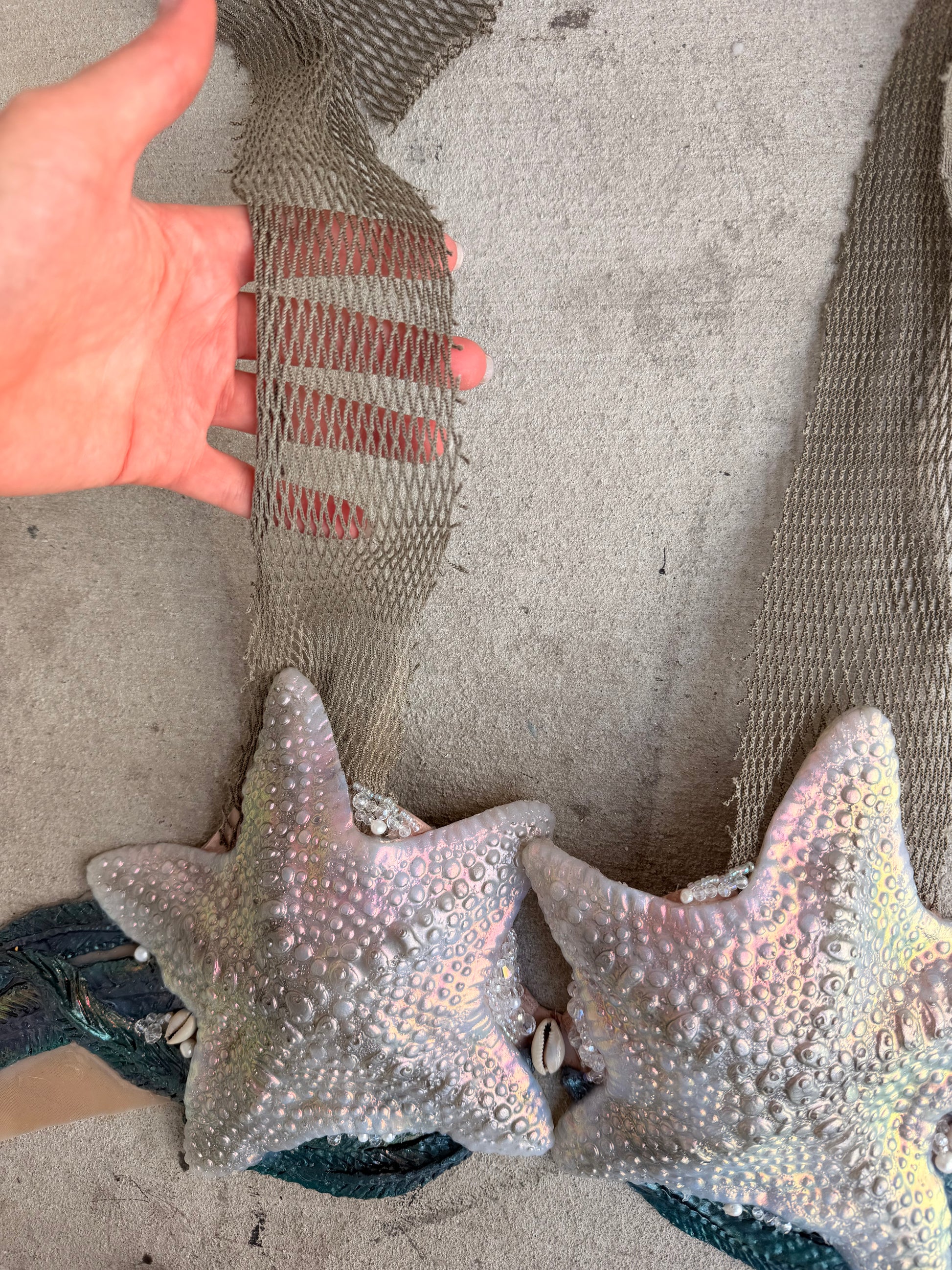 Color Shift Starfish Mermaid Top – 34C pre made