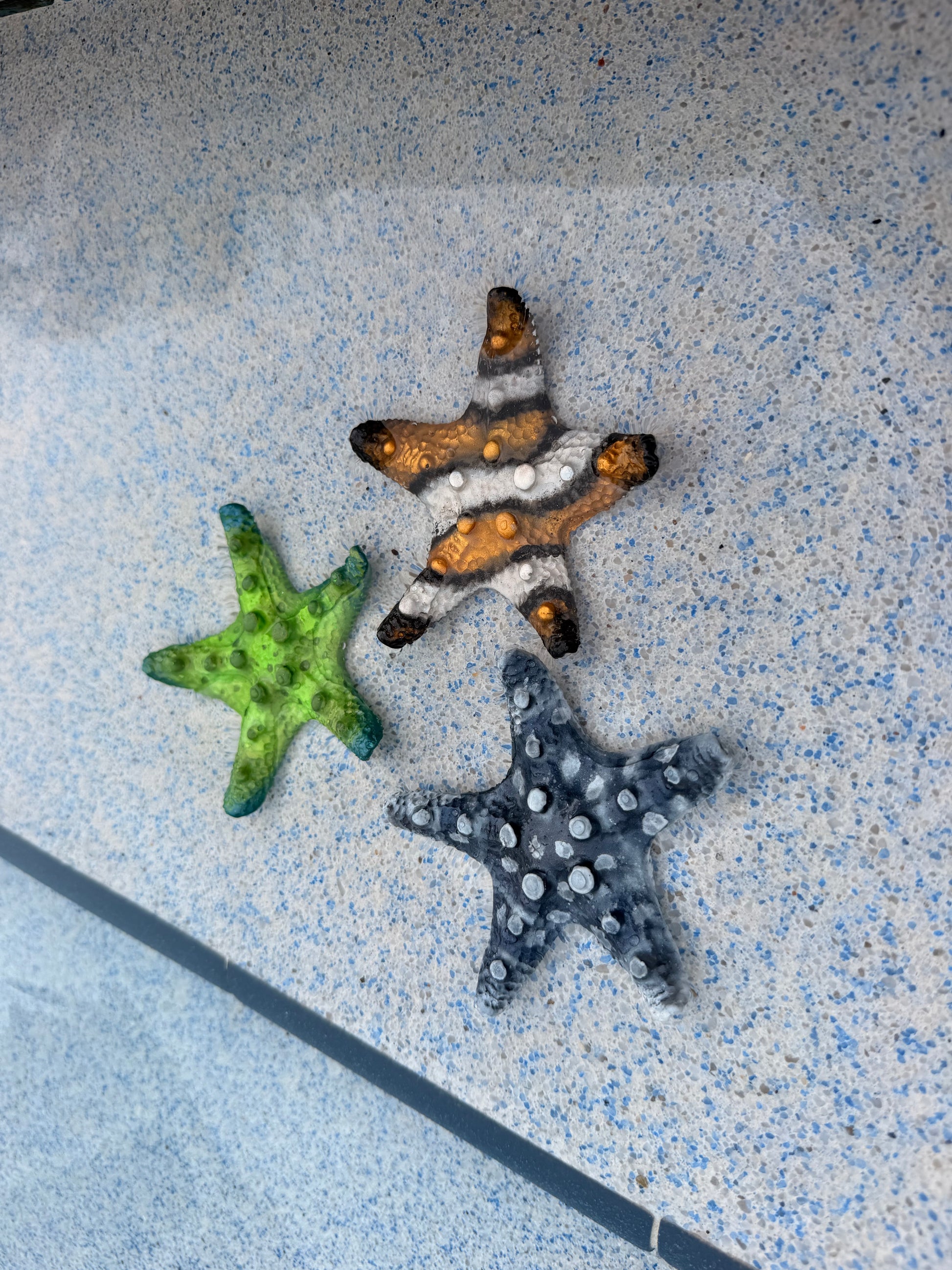 Animal-Inspired Starfish Dive Toy Set – 3 Pack