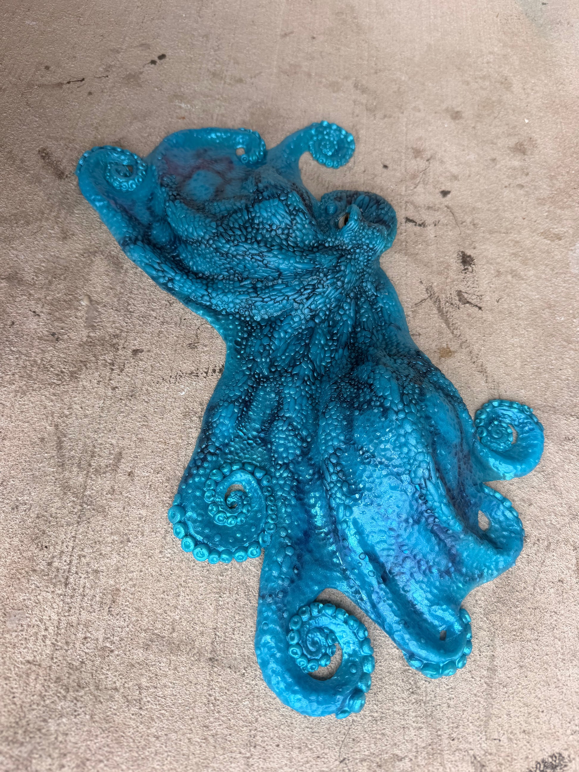 Blue Octopus Glow Build-a-Top | Aqua Green Glow | Custom Fit B/C/D