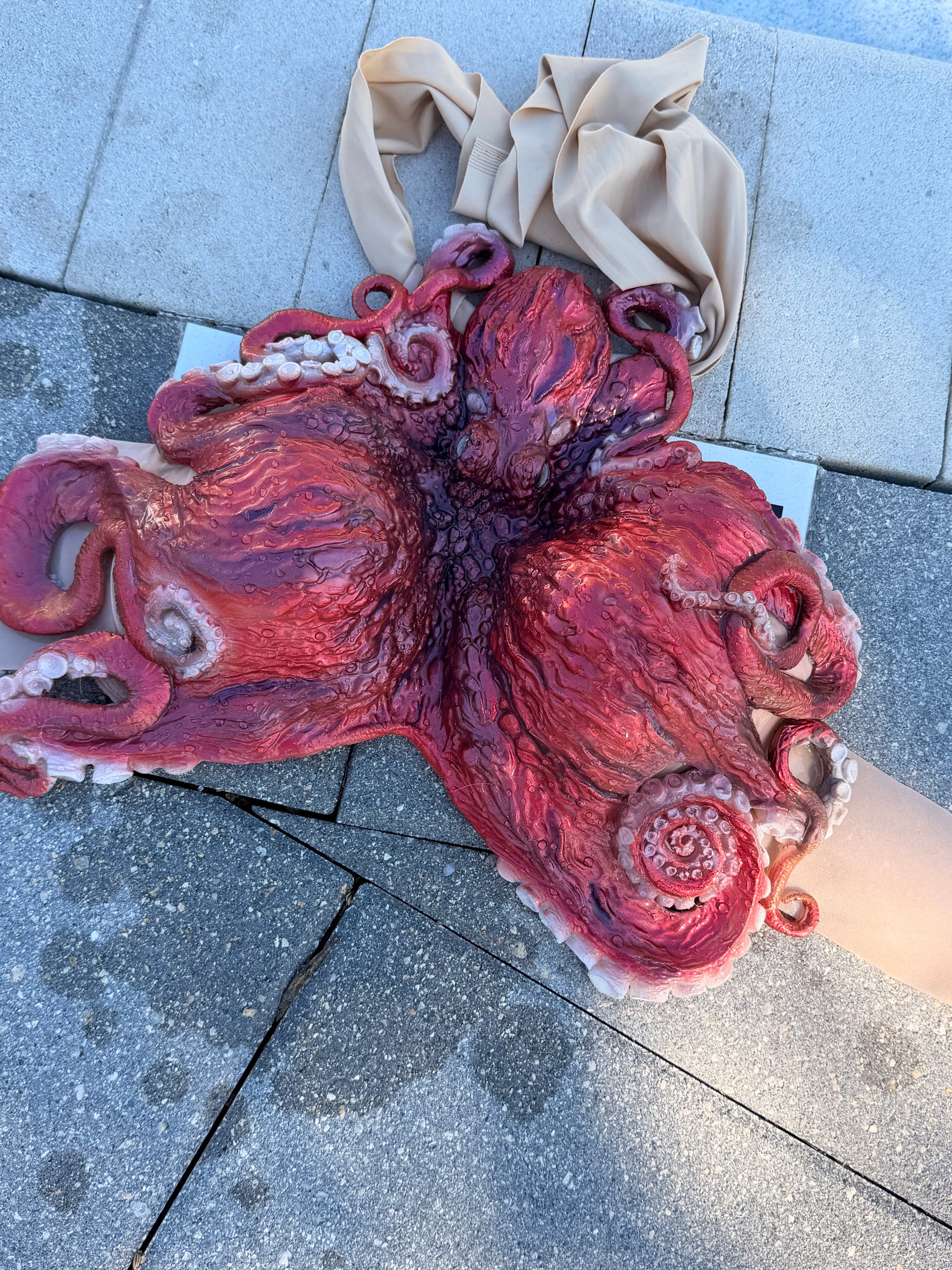 Custom Pacific Octopus Silicone Top – Color Choice (B–DD Fit)