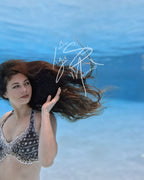 H2O-Inspired Mermaid Bra Top – Handcrafted Ocean Fantasy Costume Piece Top Slots B/C/D