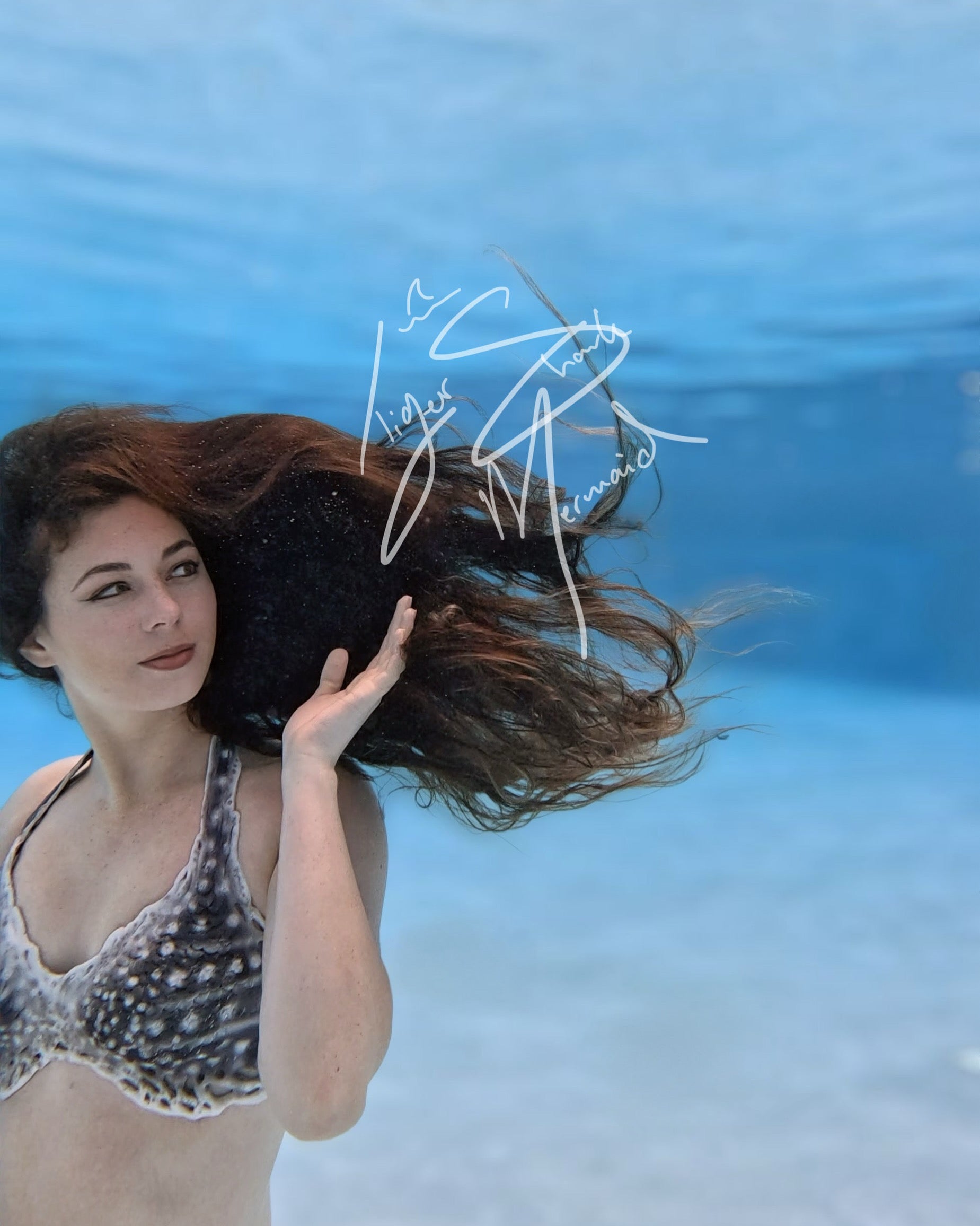 H2O-Inspired Mermaid Bra Top – Handcrafted Ocean Fantasy Costume Piece Top Slots B/C/D