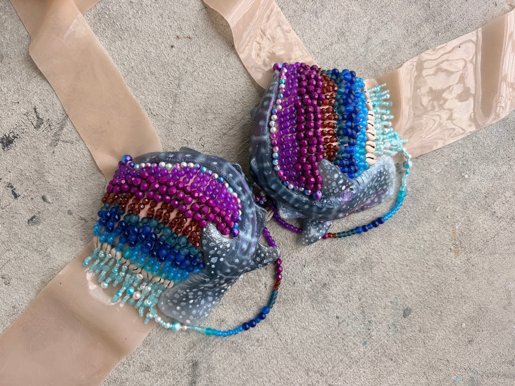 Galaxy Whale Shark top - B/C cup pre-made