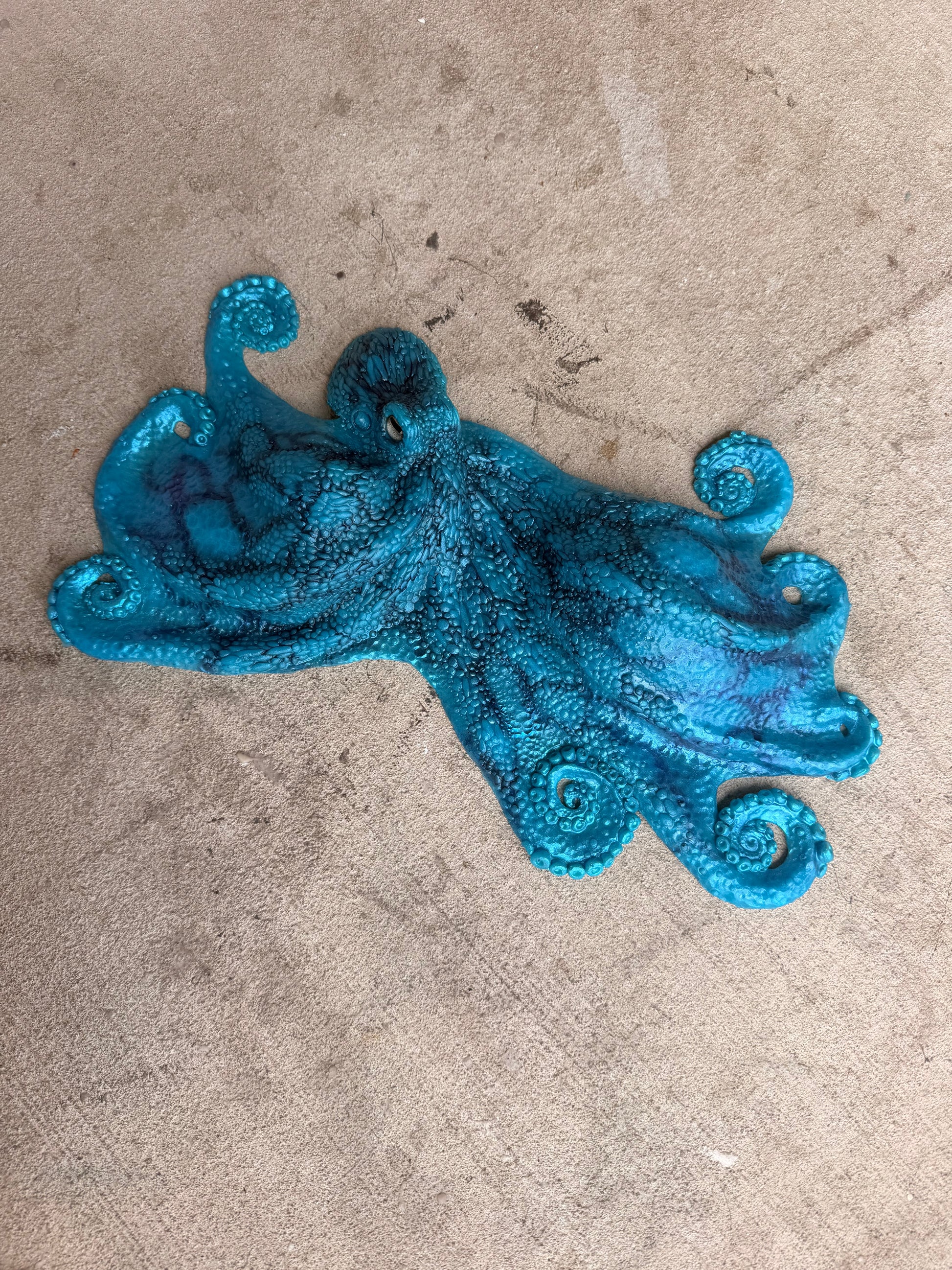 Blue Octopus Glow Build-a-Top | Aqua Green Glow | Custom Fit B/C/D