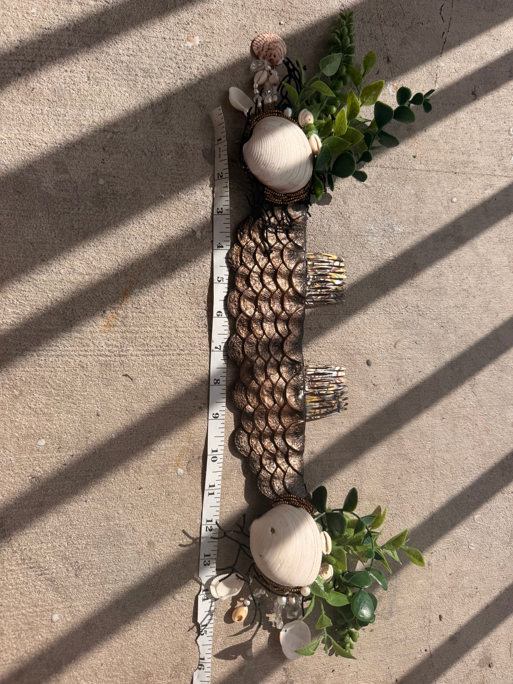 Clam Shell Bronze Scale band Headress