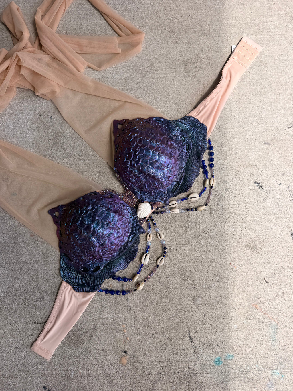 Color-Shift Mermaid Top – 34A / Adjustable A Cup
