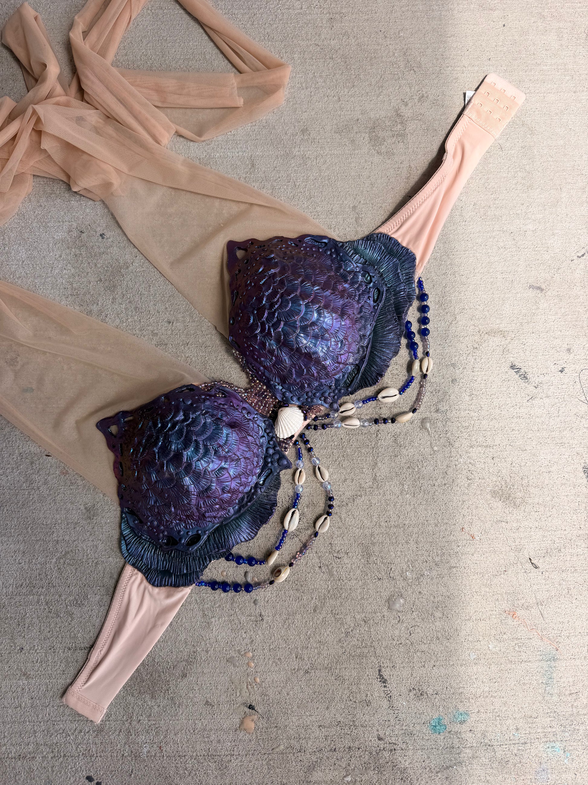 Color-Shift Mermaid Top – 34A / Adjustable A Cup