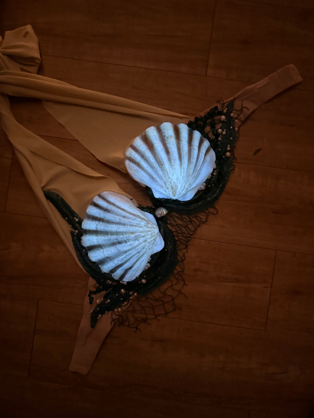Moonlit Reef Glow-in-the-Dark Mermaid Top