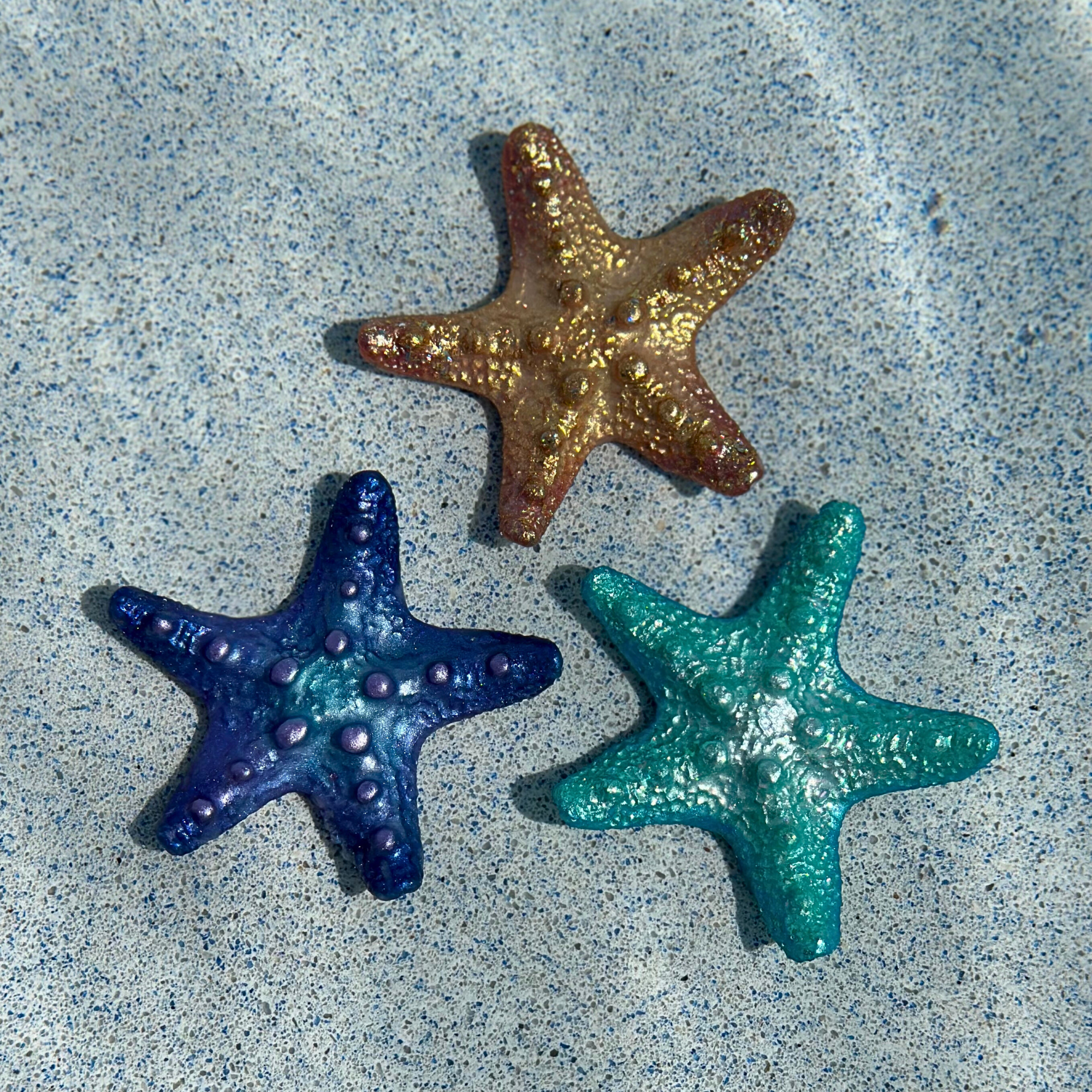 Mermaid Star Pack ~ 3 Starfish Pool Dive Toys