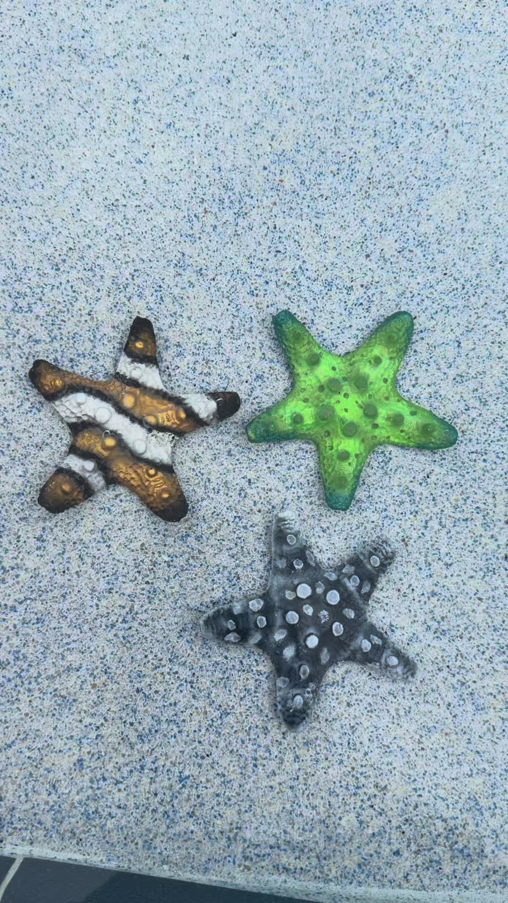Animal-Inspired Starfish Dive Toy Set – 3 Pack